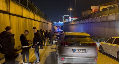 Bursa'da zincirleme trafik kazası sonrası kavga çıktı