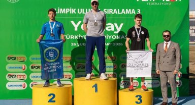 Bursalı sporcu Türkiye ikincisi oldu