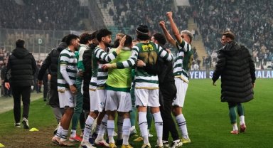 Bursaspor'dan şampiyonluk yarışında kritik galibiyet