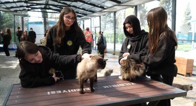 Gençerlerden patili canlara ziyaret