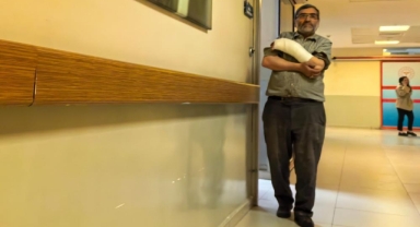  İnegöl'de Ahşap Kürek İmalathanesinde Kaza