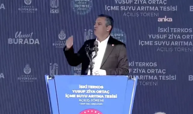 Özgür Özel’den Su Arıtma Tesisinde Esprili Açılış