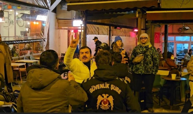 Ufuk Bayraktar Yürüyüş Sırasında Gerginlik Yaşadı