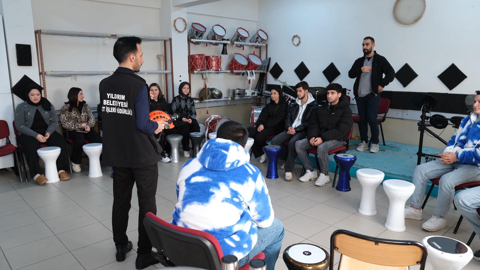 Yıldırım Belediyesi’nden Deprem Haftası’nda Tatbikat