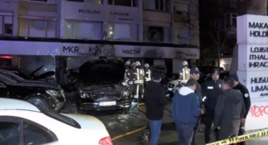 Araç Kiralama Şirketi Kundaklandı : 15 Araç Küle Döndü