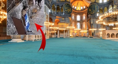 Ayasofya-i Kebir Camii’nde Bizans Bayrağı Açan Yunan Turistler Tutuklandı