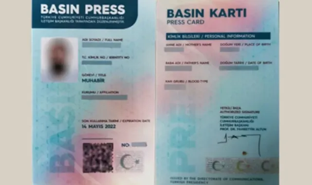 Basın Kartı Resmi Kimlik Statüsüne Kavuştu