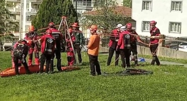 Bursa’da Arama Kurtarma Tatbikatı Gerçeğini Aratmadı