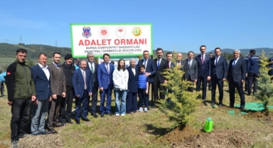 Bursa’da Şehit Cengiz Yiğit Adına Hatıra Ormanı Oluşturuldu