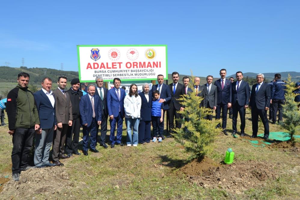 Bursa’da Şehit Cengiz Yiğit Adına Hatıra Ormanı Oluşturuldu