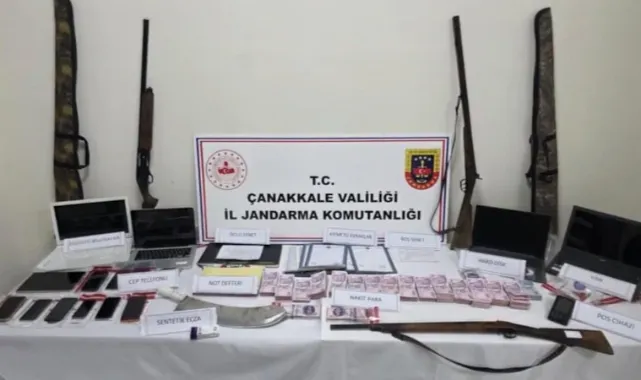 Çanakkale'de Tefecilik ve Organize Suç Operasyonu: 19 Şüpheli Yakalandı