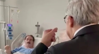 Hastanede tedavi gören İbrahim Tatlıses'ten yeni görüntü