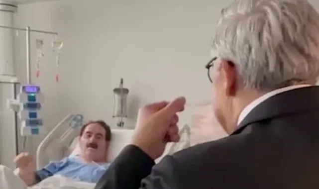 Hastanede tedavi gören İbrahim Tatlıses'ten yeni görüntü