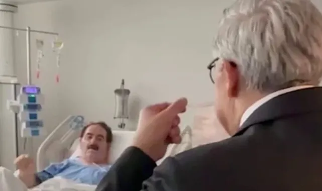 Hastanede tedavi gören İbrahim Tatlıses'ten yeni görüntü