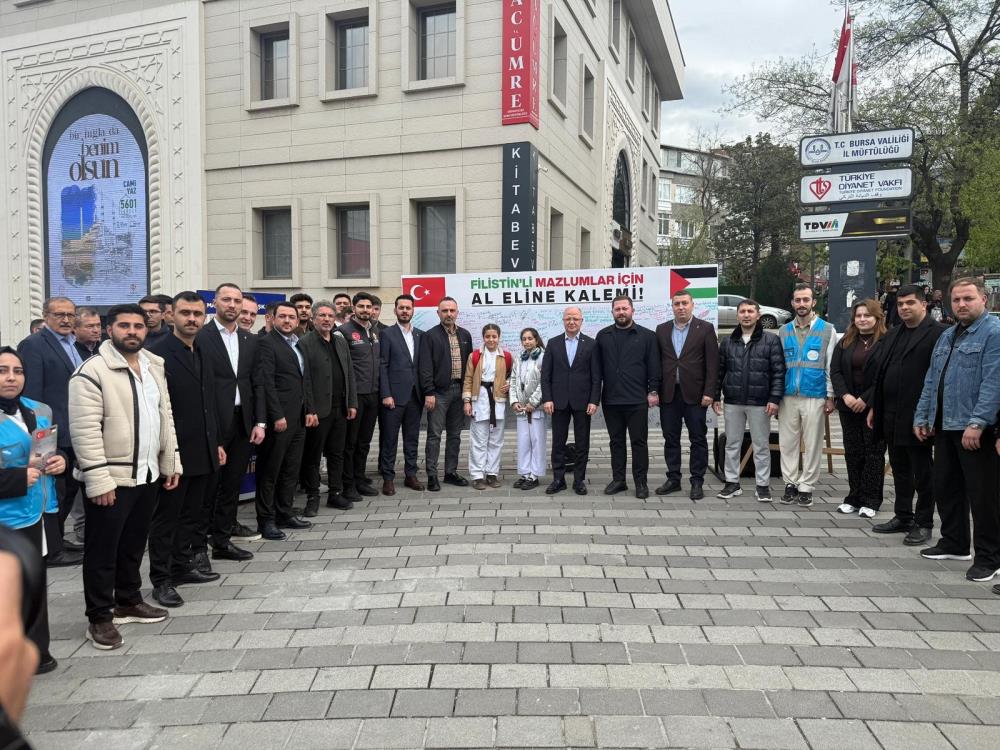 Osmangazi’de “Filistin İçin Tarihe Not Düşüyoruz” Etkinliği Düzenlendi