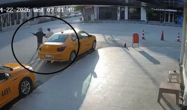 Taksicilere Satırla Saldırdı!