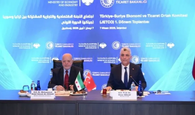 Türkiye-Suriye JETCO Toplantısı: İkili Ticaret Hedefi 10 Milyar Dolar