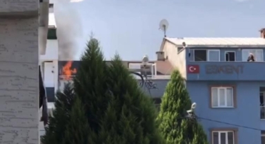 Gürsu’da Çatı Yangını Korkuttu