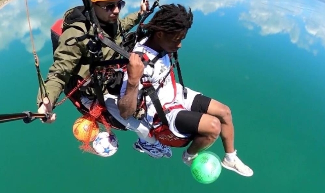 Yerli Camavinga Abdoul Hamid Diallo’dan İznik Gölü’nde Futbol Şovu