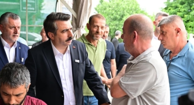 Başkan Oktay Yılmaz Samanlı’da Vatandaşlarla Buluştu