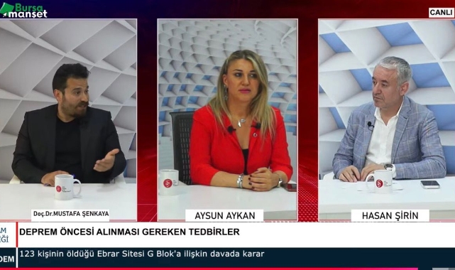 Bursa'da Deprem Masaya Yatırıldı: