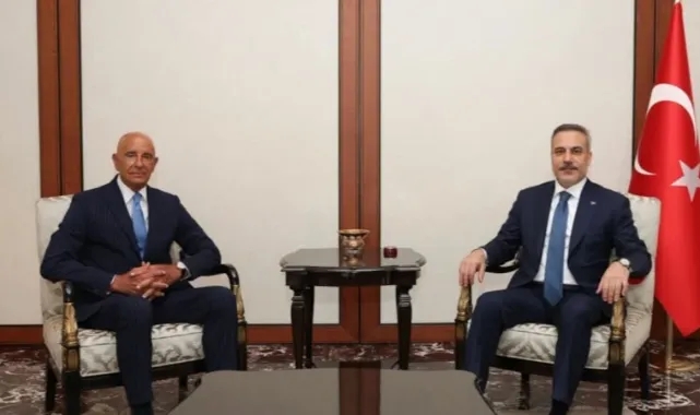 Dışişleri Bakanı Hakan Fidan, ABD Büyükelçisi Tom Barrack'ı Kabul Etti