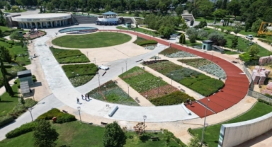 Millet Bahçesi'nde Yürüyüş Parkuru Yenileniyor