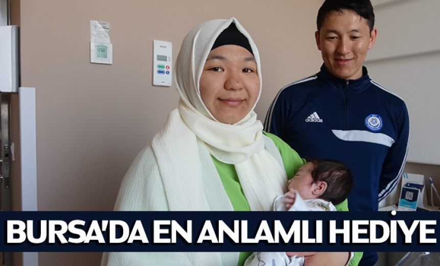 7 haftalık bebekten annesine en anlamlı hediye