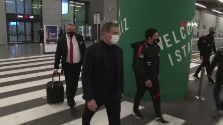 A Milli Takım Türkiye'ye döndü