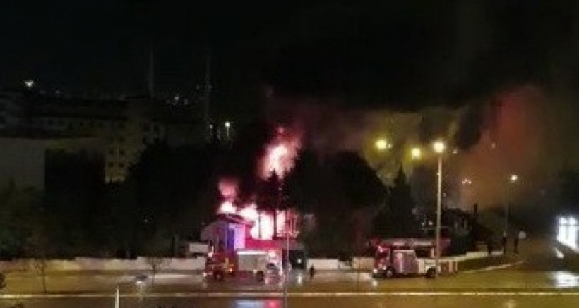 AFAD'ın Yeni Bina İnşaatında Yangın