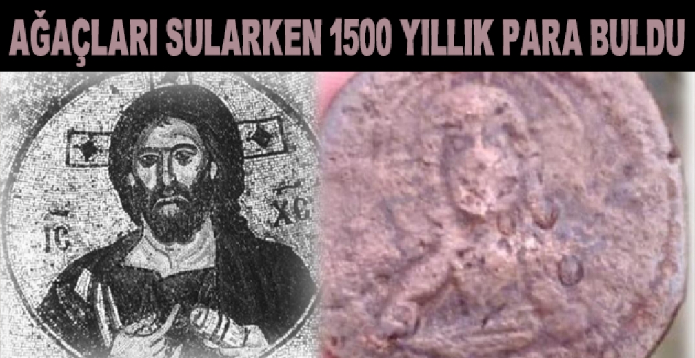 Ağaçları Sularken 1500 Yıllık Para Buldu