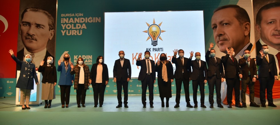AK Parti Bursa 6. Olağan İl Kadın Kolları Kongresi Yapıldı