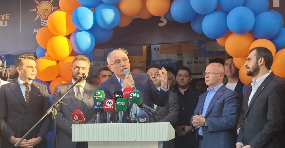 AK Parti Bursa, Yavuzselim'de seçim ofisi açtı