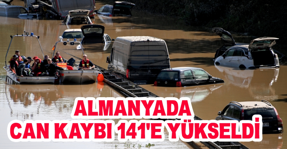 Almanya'daki sel felaketinde can kaybı 141'e yükseldi