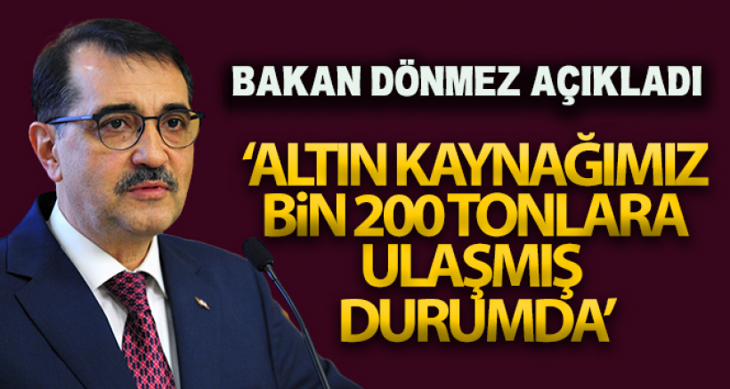 Altın Kaynağımız Bin 200 Tonlara Ulaşmış Durumda