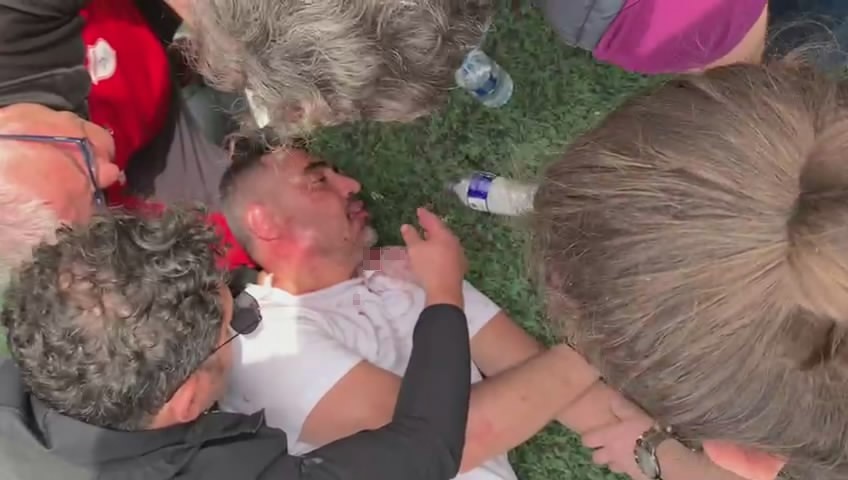 Amatör Maçta İki Takım Antrenörü Kavga Etti