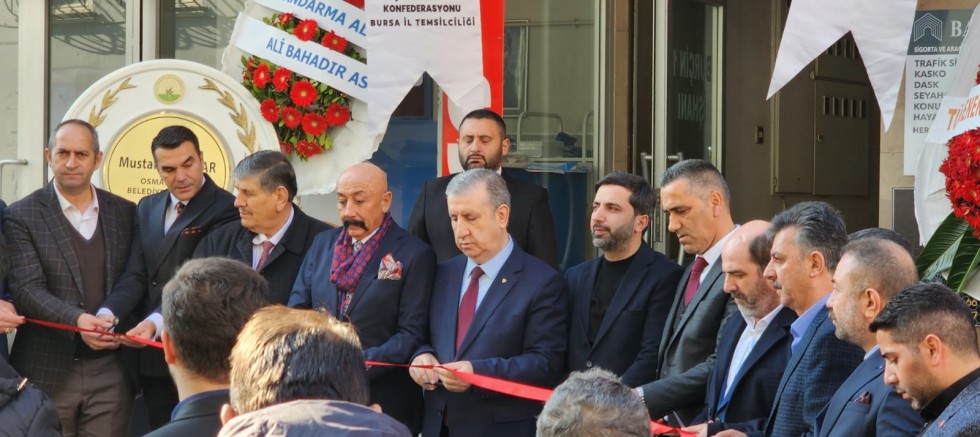 Anadolu Güvenlik Korucuları ve Şehit Aileleri Konfederasyonu Bursa İl Temsilciliği açıldı