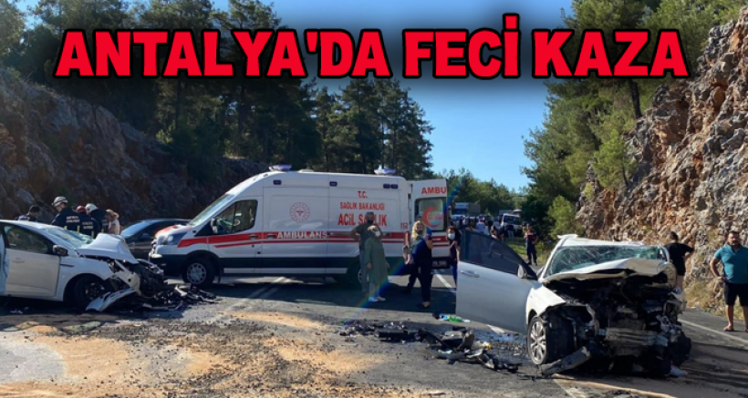 Antalya'da Feci Kaza!