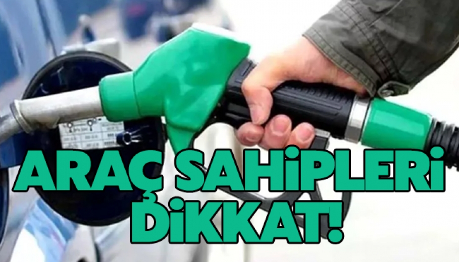 Araç sahipleri dikkat!