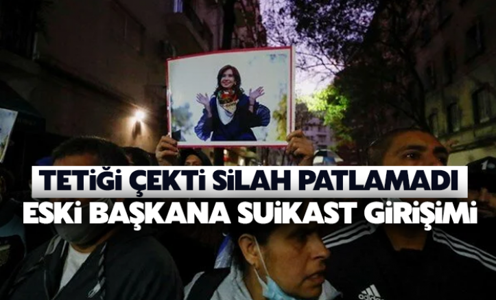 Arjantin'de Cumhurbaşkanı Yardımcısı Kirchner'a suikast girişimi