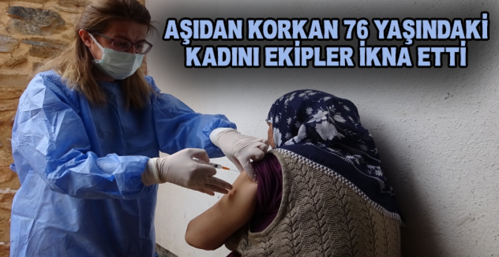 Aşıdan Korkan 76 Yaşındaki Kadını Ekipler İkna Etti