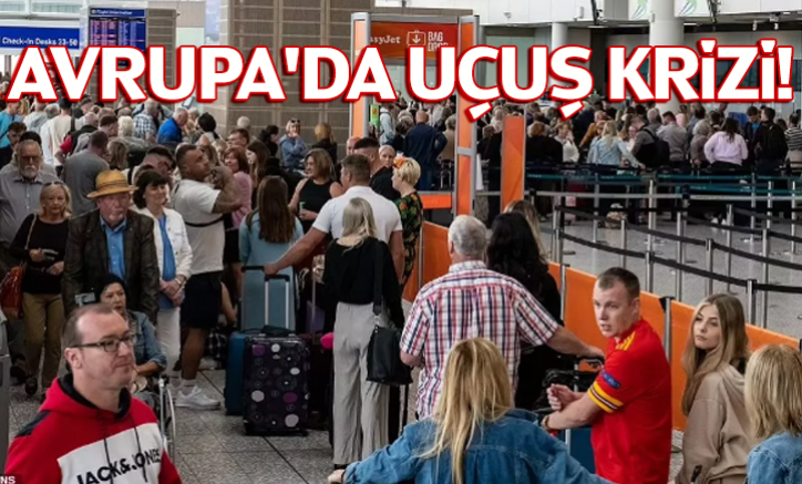 Avrupa'da uçuş krizi!