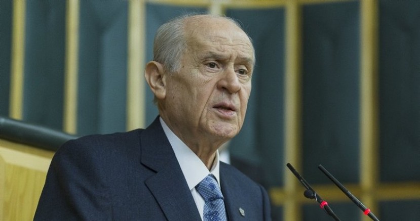 Bahçeli, Mersin'de açıklamalarda bulunuyor