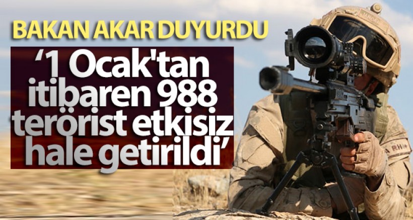 Bakan Akar Duyurdu...