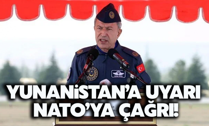 Bakan Akar: Yunanistan'ın şımarıklığına cevap vermeyi sürdüreceğiz