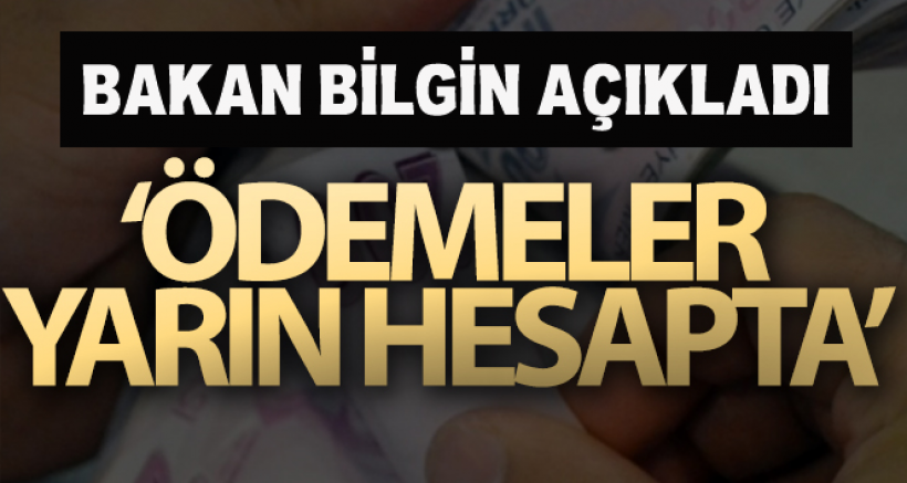 Bakan Bilgin: 'Ödemeleri 9 Temmuz'da yapıyoruz'
