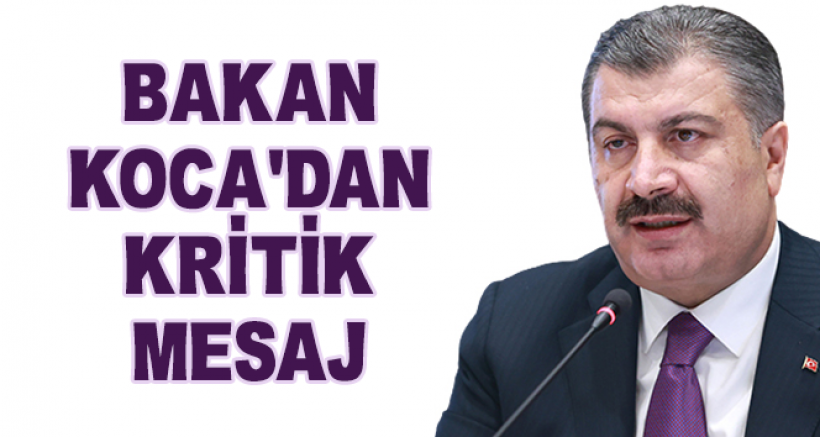 Bakan Koca: 'Aşı olma oranının düşük olduğu illerde vaka sayıları artmaya başladı'