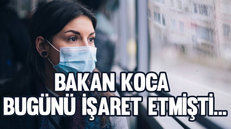 Bakan Koca bugünü işaret etmişti!