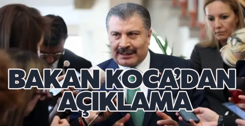 Bakan Koca'dan TUS ve nöbet açıklaması