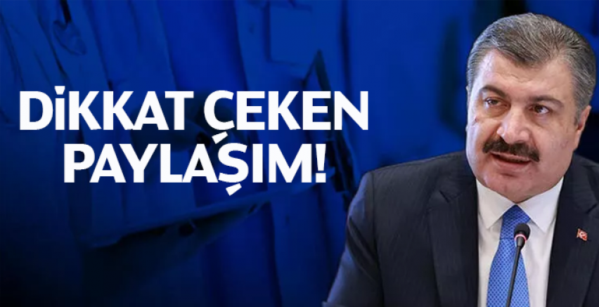 Bakan Koca'dan 'yeni yönetmelik' paylaşımı